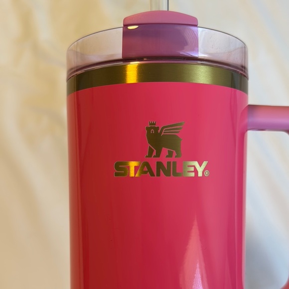 Stanley Pink Parade Travel Mug with Straw - Picture 2 of 4
